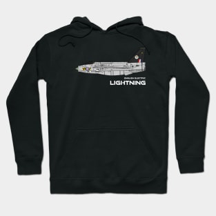 English Electric Lightning (74 Sqd RAF) Hoodie